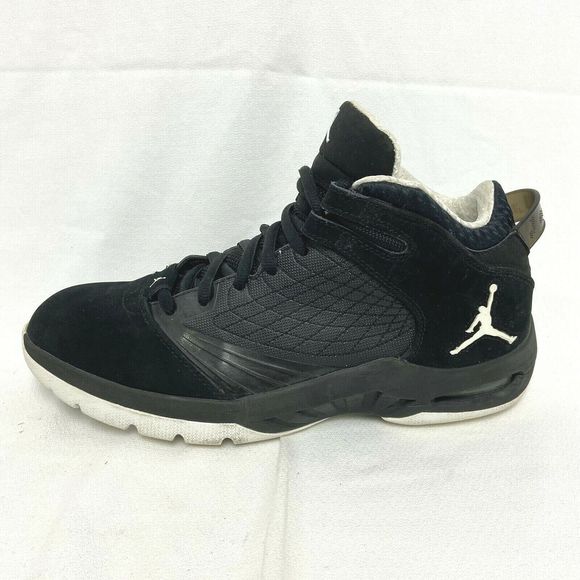 Nike Mens Air Jordan Size 9.5 New School Bred 2011 Basketball Shoes Black White - Picture 3 of 12